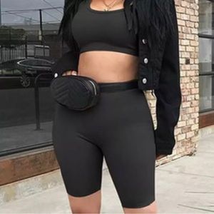 Black Biker Shorts
